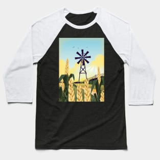 Rural farm landscape. Baseball T-Shirt